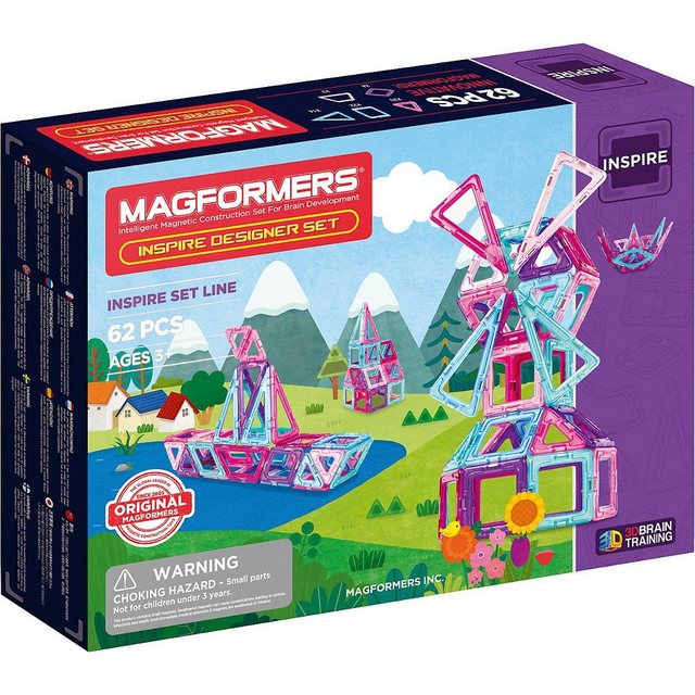 MAGFORMERS Magnetspielbausteine Magformers Inspire 62 Set