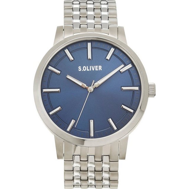 s.Oliver Quarzuhr S.oliver Herren Analog Quarz Uhr SO-4241-MQT, Herren Analog Quarz Uhr SO-4241-MQT im Sale