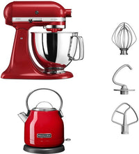 Thumbnail for KitchenAid Küchenmaschine 5KSM125EER+Gratis Wasserkocher 5KEK1222EER, 300 W, 4,8 l Schüssel, mit Wasserkocher