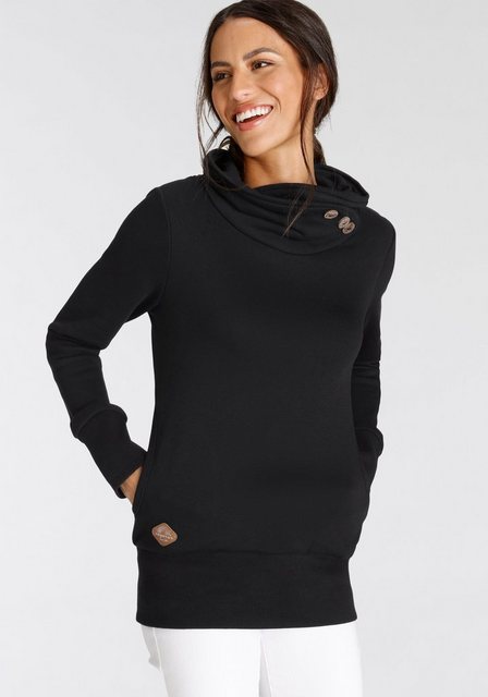 Ragwear Sweatshirt ANGELLIKA O mit asymmetrischem Schalkragen im Sale