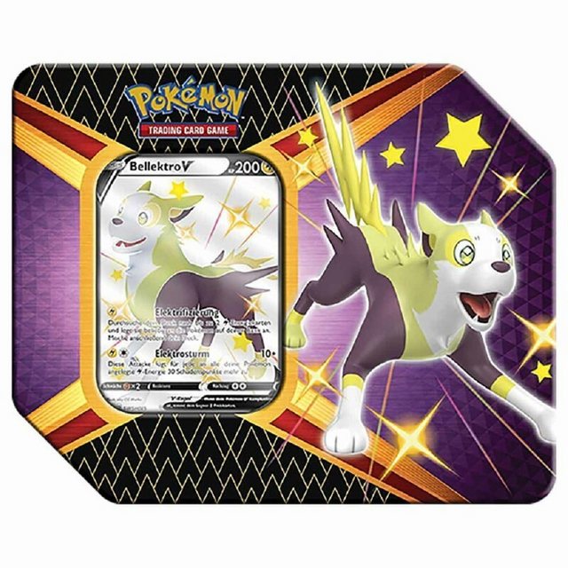 POKÉMON Sammelkarte Pokemon Karten Tin Box Glänzendes Schicksal Bellektro V DE