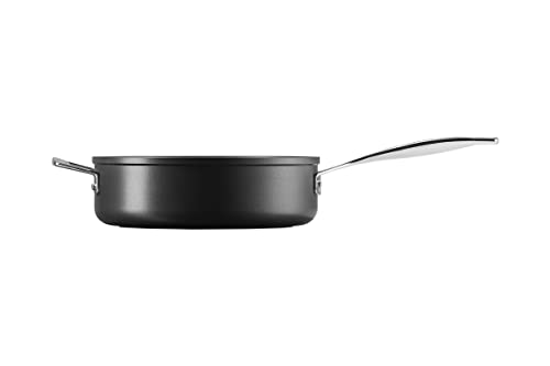 Le Creuset Aluminium-Antihaft Sautépfanne mit Gegengriff, Ø 26 cm, Für alle Herdarten inkl. Induktion geeignet, Anthrazit/Silber, 51110260010202 im Sale