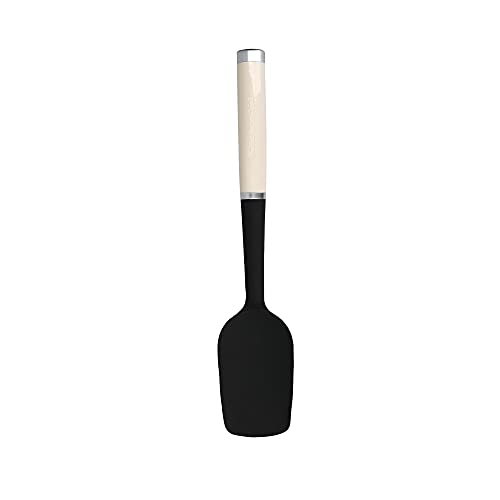 KitchenAid Löffel-Pfannenwender, Küchenutensil aus Silikon, Hitzeresistent – Almond Creme, 24 x 8 x 118 mm, Mandelcreme im Sale