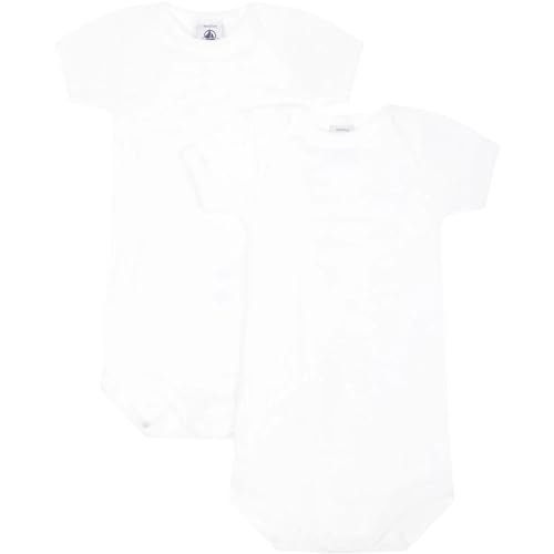 Petit Bateau Unisex BabyKurzarm-Body mit Streifen (2er Pack) , Variante 1, 3 Jahre im Sale