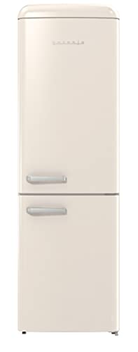 Gorenje Retro Collection ONRK 619 DC Retro – Kühl-Gefrierkombination, 194 cm, Inverter Kompressor, NoFrost Plus, IonAir, CrispZone, Kühlteil 204 l, Gefrierteil 96 l, EEK D, creme im Sale