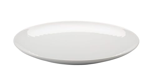 Rosenthal Joyn White Teller flach 27cm, Steinzeug Speiseteller, Salatteller, Servierteller rund, Teller, Essteller, Geschirr für Spülmaschine und Mikrowelle, Höhe 2,5 cm, weiß im Sale