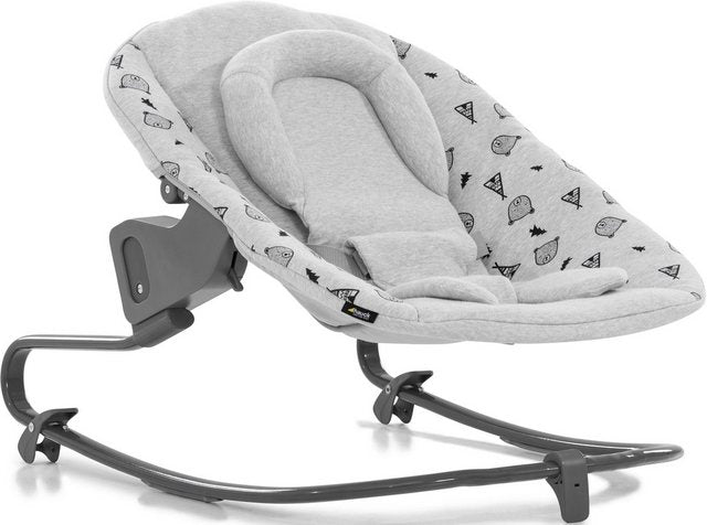 Hauck Hochstuhlaufsatz Alpha Bouncer Premium, nordic grey, f. Neugeborene mit Wippgestell, für Hochstuhl Alpha+ und Alpha+ Select