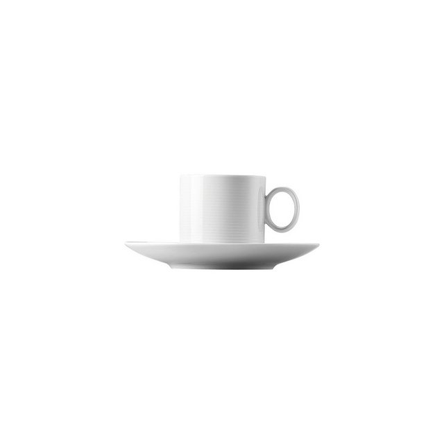 Thomas Becher Thomas Loft Weiss Kaffeeobertasse +Untere 2-tlg., Porzellan im Sale