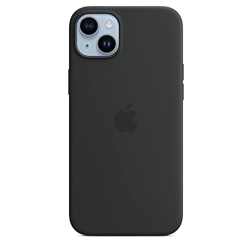 Apple iPhone 14 Plus Silikon Case mit MagSafe - Mitternacht 