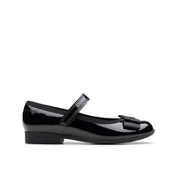 Thumbnail for Clarks Mädchen Geschlossene Ballerinas, Schwarz (Black Pat Black Pat), 35 EU im Sale