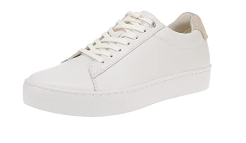 Vagabond Zoe Damen's Rounded Toes Lace-up Closure Trainers (Weiß grau, EU 41)