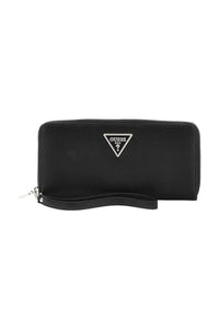 Thumbnail for GUESS Women Laurel SLG Large Zip Around Wallets, Black im Sale