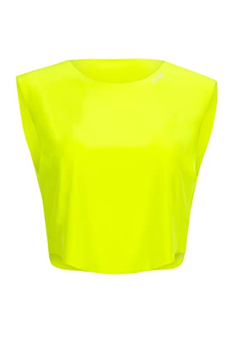 Winshape Damen Functional Light Cropped Top Aet115 T-Shirt, Neon-gelb, EU im Sale