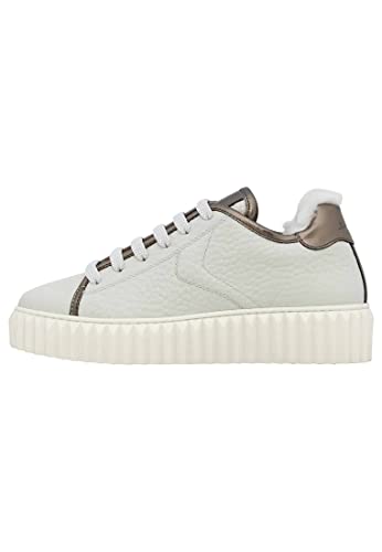 VOILE BLANCHE Adele-Sneakers aus Kalbsleder, weiß 41 im Sale