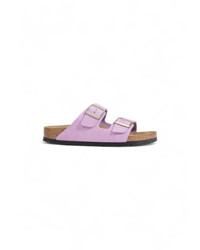 BIRKENSTOCK Damen Sandale Arizona Nubukleder schmal Lila 40 im Sale