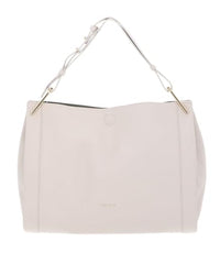 Thumbnail for Coccinelle Wallace Handbag Double Grainy Leather Lambskin White/Laurel Green im Sale