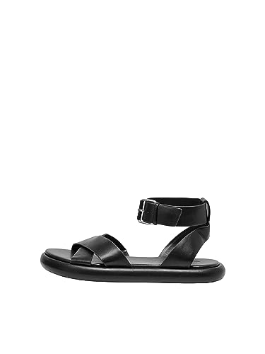 ONLY Damen Sandalen Römersandalen offene Sommer Schuhe Schlappen mit Schnalle ONLMONTANA-1 im Sale