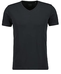 Thumbnail for RAGMAN Herren T-Shirt V-Ausschnitt Uni, Body fit , Schwarz-009 im Sale