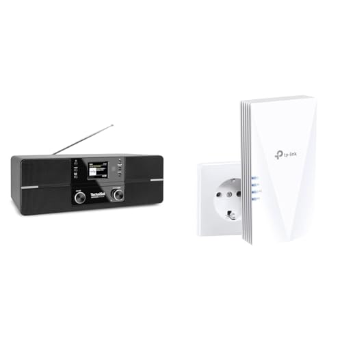 TechniSat DIGITRADIO 371 CD IR - Stereo Internetradio & TP-Link RE500X WiFi 6 WLAN Verstärker Repeater AX1500(Dualband 1200MBit/s 5GHz + 300MBit/s 2,4GHz im Sale