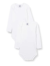 Thumbnail for Petit Bateau Unisex BabyGestreifter Body mit langen Ärmeln (2er Pack) , Variante 1, 4 Jahre im Sale