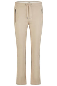 Thumbnail for Barbara Lebek Damen Jersey Joggpants Hose mit Taschen beige im Sale