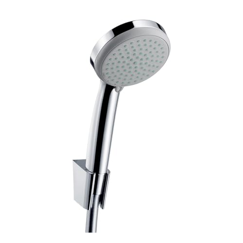 hansgrohe Croma 100 Duschkopf inkl. Duschkopfhalter, 4 Strahlarten, Chrom im Sale