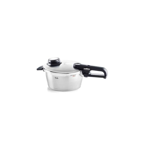 Fissler Vitavit Premium / Schnellkochtopf (3,5 L, Ø 22 cm) Edelstahl-Dampfkochtopf,4-Garstufen, inkl. Einsatz - Induktion, Silber im Sale