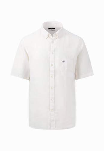 FYNCH-HATTON Leinenhemd mit Button-Down-Kragen Soft Sun/ im Sale