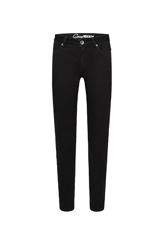 SOCCX Damen Jeans PU:SH Slim Fit Black 32 30 im Sale