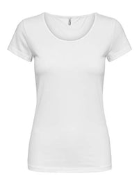 Thumbnail for ONLY Damen T-Shirt Onllive Love Life Basic Damenshirt 15205059 White im Sale