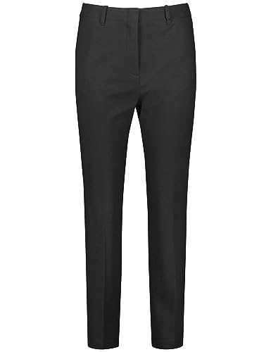 Taifun Damen Gepflegte 7/8 Hose Tailored Fit unifarben 7/8 Länge Schwarz 36 im Sale