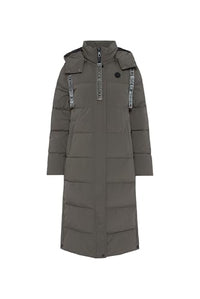 Thumbnail for SOCCX Damen 2-in-1 Puffer Coat und Weste Olive Xxl im Sale