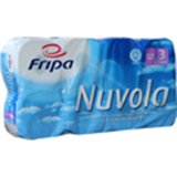 Toilettenpapier Fripa Tissue Nuvola hochweiß 3-lagig