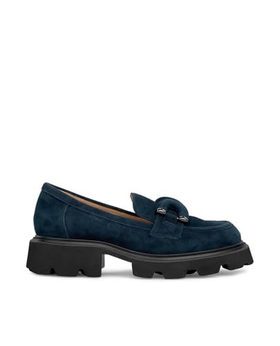 Alma en Pena. Flache Lederschuhe für Damen., blau, EU im Sale