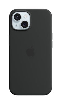 Thumbnail for Apple iPhone 15 Silikon Case mit MagSafe – Schwarz  im Sale