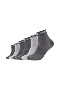 Thumbnail for MUSTANG Herren Kurzsocken 6er Pack 43/46 dark grey mix im Sale