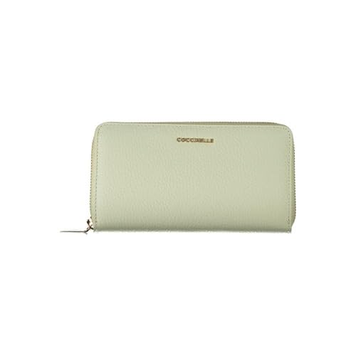 Coccinelle Metallic Soft - Geldbörse 7cc 18 cm celadon green