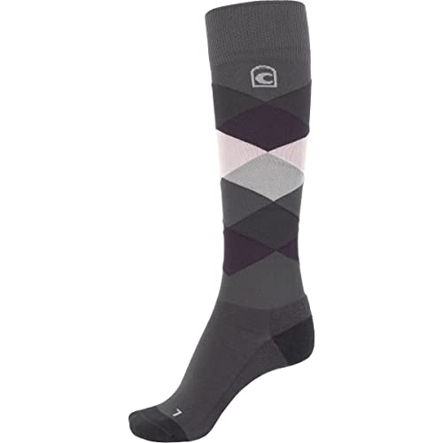 Cavallo Sydney Socken Strümpfe Graphite mit Altrosa HW 2022, im Sale