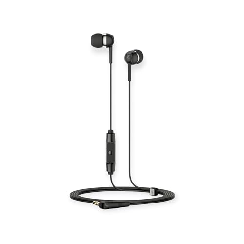 Sennheiser CX 80S In-Ear-Hörer mit integrierter Fernbedienung, schwarz, klein im Sale