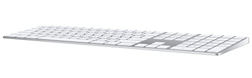 Apple Magic Keyboard mit Ziffernblock: Bluetooth, wiederaufladbar. Kompatibel mit Mac, iPad oder iPhone; Französisch, Silber im Sale