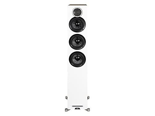 ELAC Debut Reference DFR52 Standlautsprecher, Weiss/Holz im Sale