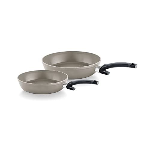 Fissler Ceratal Comfort Pfannen-Set / 2-teilig, Aluminium-Pfanne, Keramik-beschichtet (24+28 cm) Ceramic Bratpfanne antihaftend – Induktion im Sale