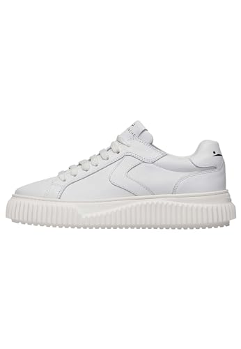 VOILE BLANCHE Lipari-Sneakers aus Leder, Eisweiß 42 im Sale