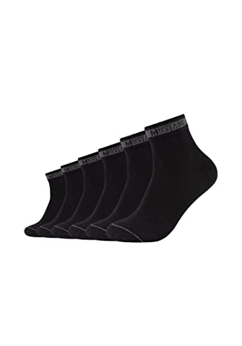 MUSTANG Herren Kurzsocken 6er Pack 43/46 dark grey mix im Sale