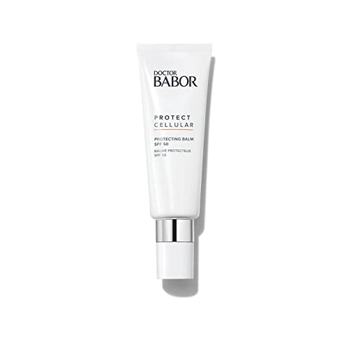 DOCTOR BABOR Sonnencreme LSF 50 für das Gesicht, Schnell einziehender & nicht klebender Sonnenschutz-Balsam mit Panthenol, Protecting Balm, 1 x 50 ml im Sale