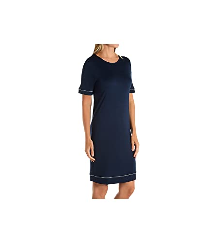 Damen Nachthemd 1/2 Arm 90 cm deep navy im Sale