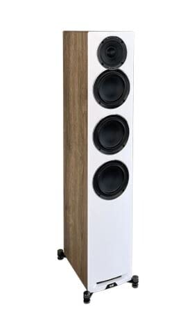 ELAC Uni-Fi Reference UFR5 Standlautsprecher, Weiss/Holz