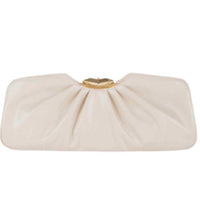 Thumbnail for Elisabetta Franchi Handtasche Art BS49A37E2 Puffy Clutch mit goldenem Knopf Haferflocken, Haferflocken, 31 x 12 x 5,5 cm im Sale