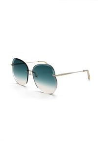 Thumbnail for LONGCHAMP Damen LO160S Sonnenbrille, GOLD/GRADIENT PETROL, 65