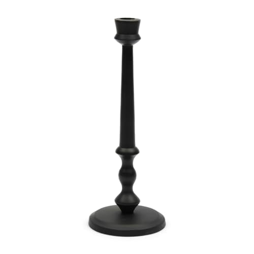 Riviera Maison - RM Warrington Tower Candle Holder Black - Leuchterkerzen - Aluminium - Schwarz - (ØxH) 11,5x30 im Sale